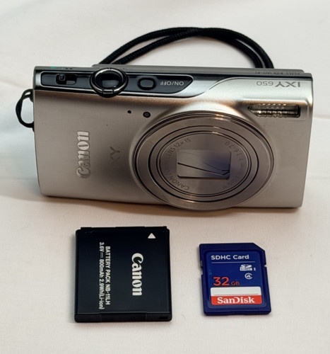 Canon powershot ixy 650 silver - canon,