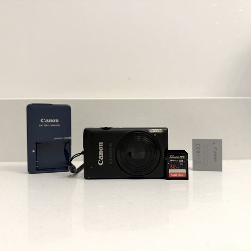 Canon ixus 220 - canon, black