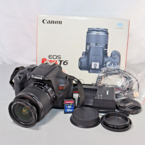 Canon eos rebel - t6, dslr