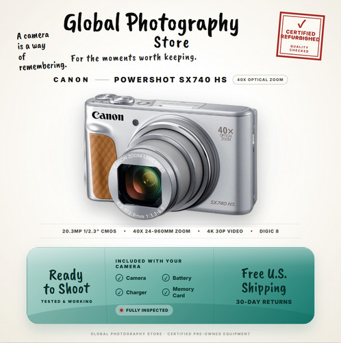 Canon powershot sx740 - sx740, hs