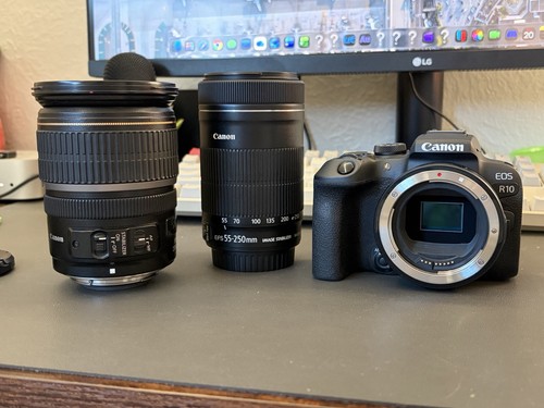 Canon r10 camera - camera, with