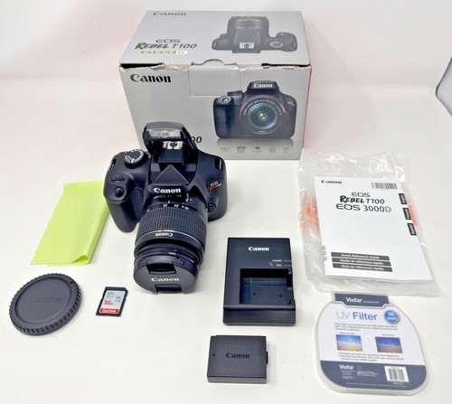 Canon eos rebel t100 0mp - t100, 18.0mp