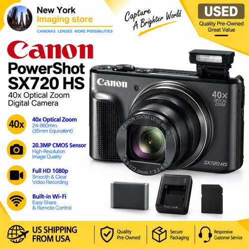 Canon sx720 3mp compact - 20.3mp,